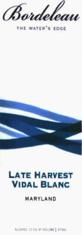 Bordeleau Vineyards & Winery Late Harvest Vidal Blanc 2007 Front Label