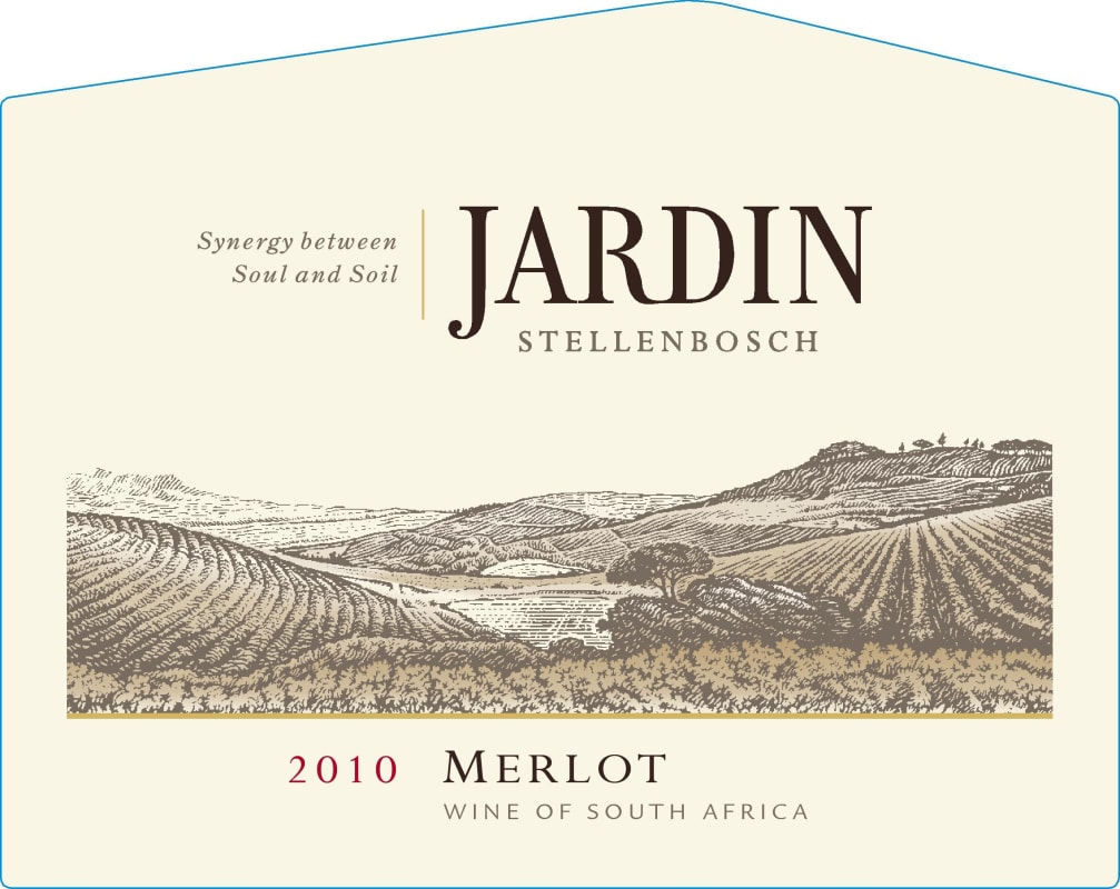 Jordan Wines Jardin Merlot 2010 Front Label
