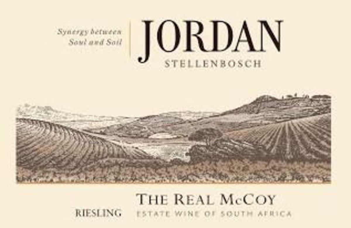 Jordan Wines The Real McCoy Riesling 2013 Front Label