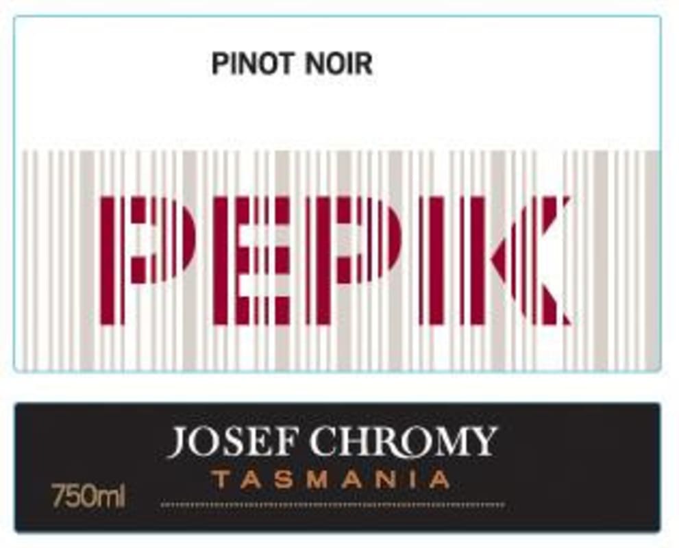 Josef Chromy Cellars Pepik Pinot Noir 2013 Front Label