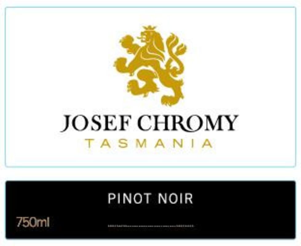 Josef Chromy Cellars Pinot Noir 2013 Front Label