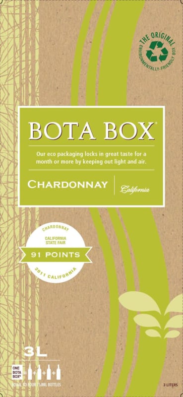 Bota Box Chardonnay 2014 Front Label