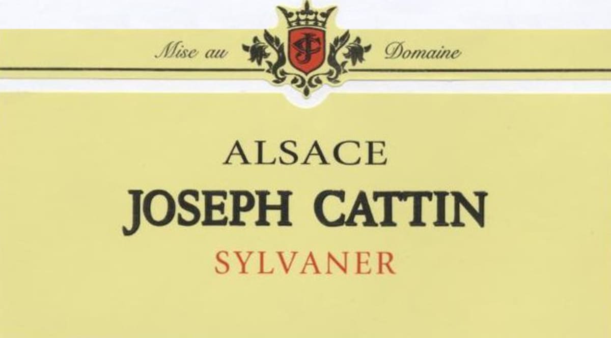 Joseph Cattin Sylvaner 2012 Front Label