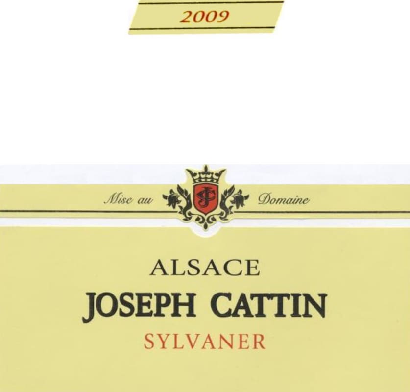 Joseph Cattin Sylvaner 2009 Front Label