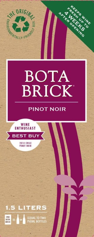 Bota Box Pinot Noir 2014 Front Label