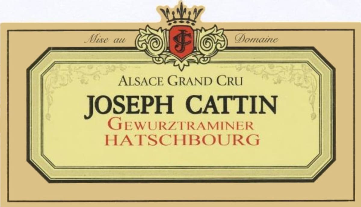 Joseph Cattin Hatschbourg Gewurztraminer 2014 Front Label
