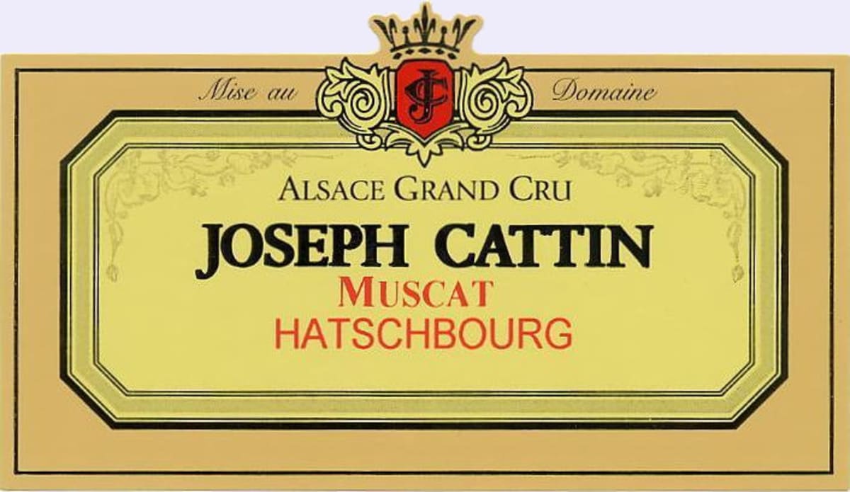 Joseph Cattin Hatschbourg Muscat 2014 Front Label