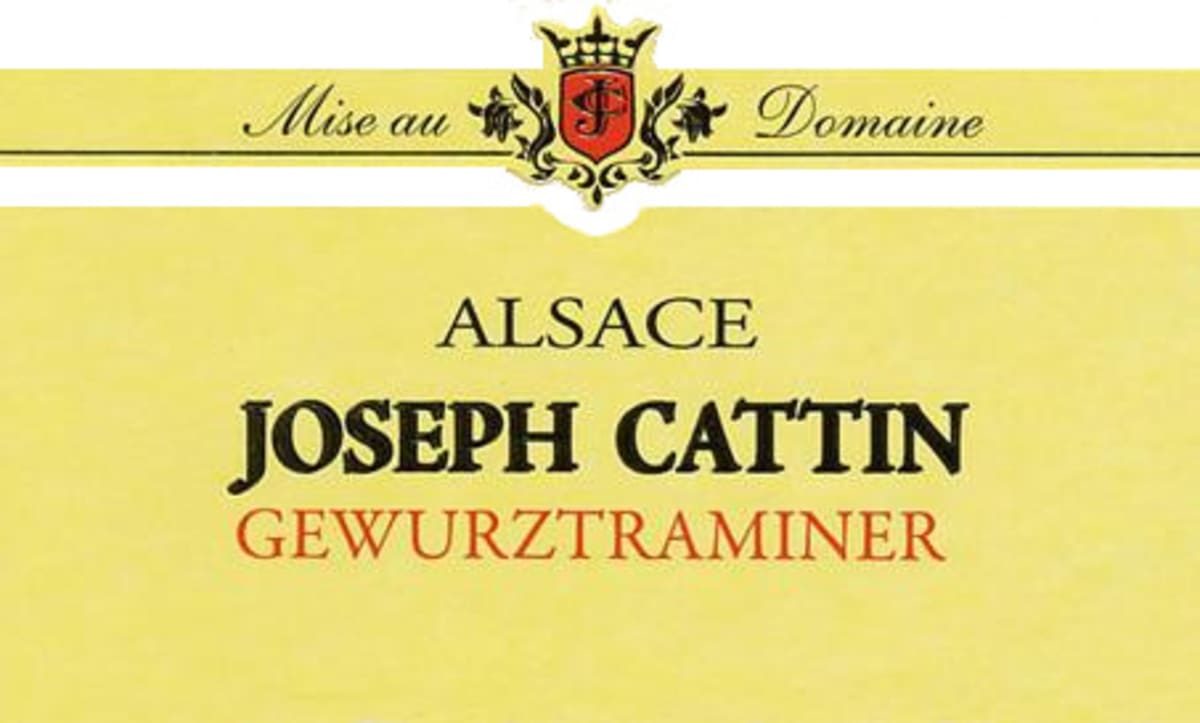 Joseph Cattin Gewurztraminer 2012 Front Label