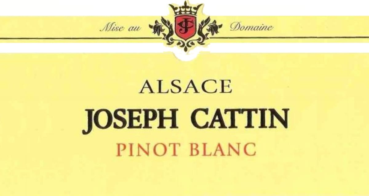 Joseph Cattin Pinot Blanc 2012 Front Label