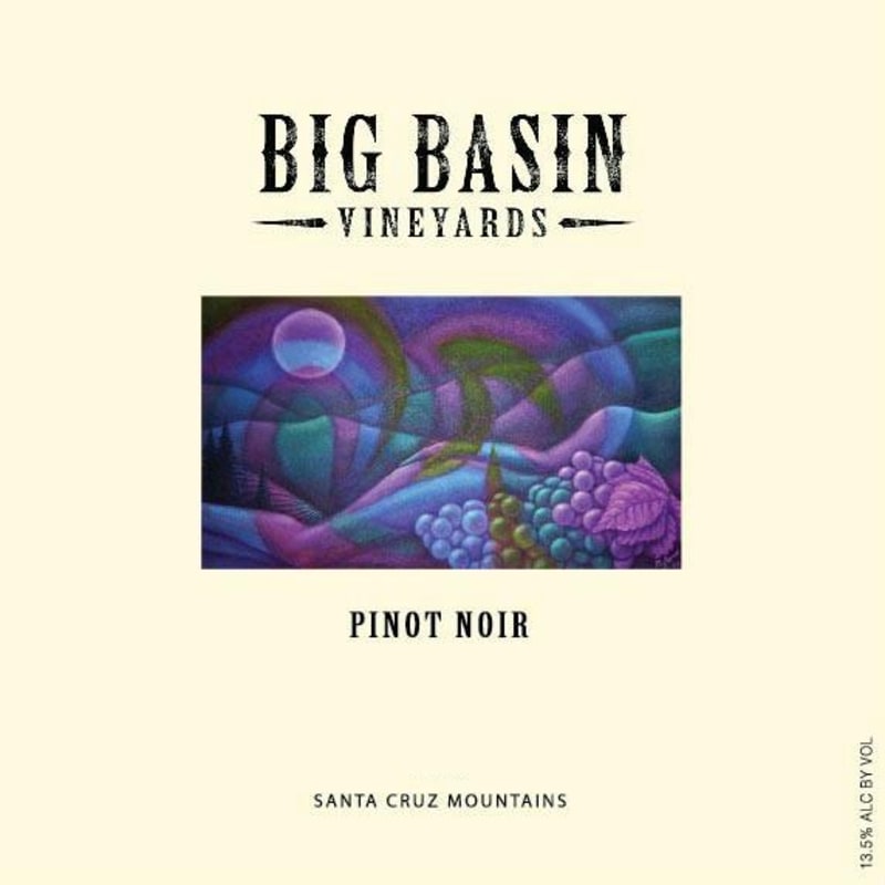 Big Basin Pinot Noir 2013 Front Label