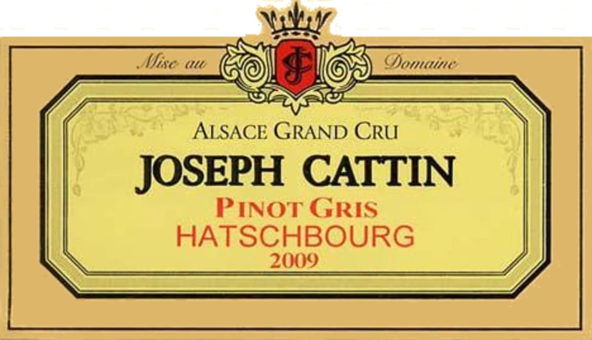Joseph Cattin Hatschbourg Pinot Gris 2009 Front Label