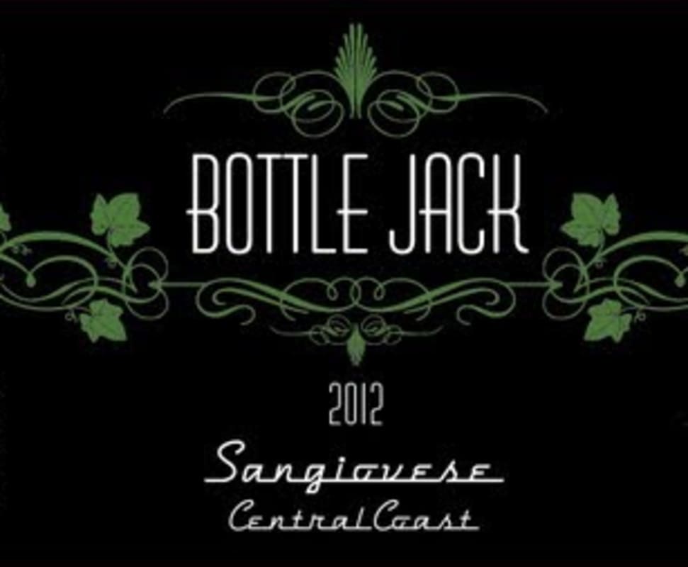 Bottle Jack Winery Sangiovese 2012 Front Label