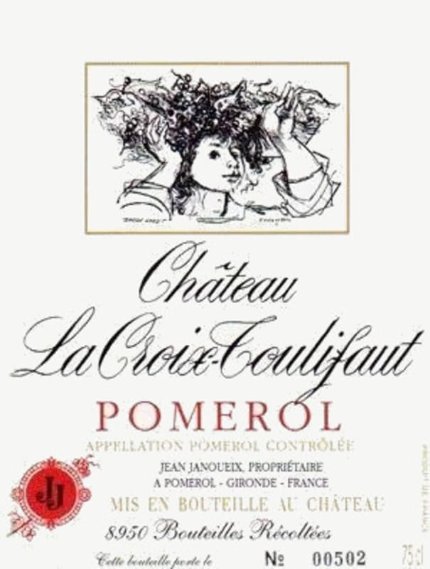 Joseph Janoueix Chateau La Croix-Toulifaut 2013 Front Label