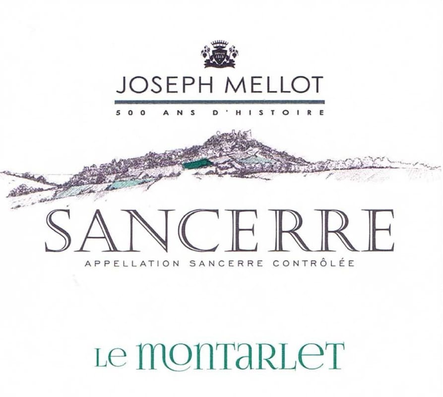 Joseph Mellot Sancerre La Montarlet Blanc 2015 Front Label