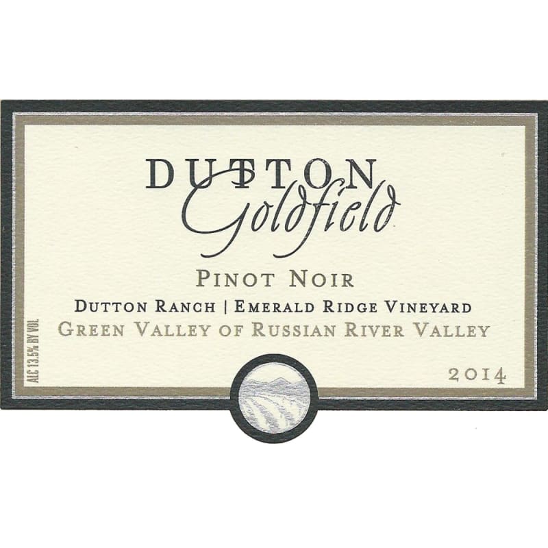 Dutton-Goldfield Emerald Ridge Vineyard Pinot Noir 2013 Front Label
