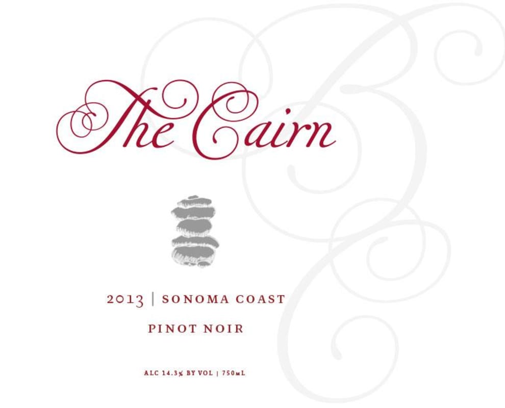 Bougetz Cellars The Cairn Pinot Noir 2013 Front Label