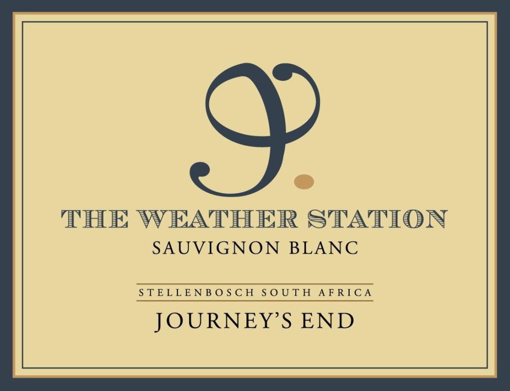 Journey's End The Weather Station Sauvignon Blanc 2012 Front Label