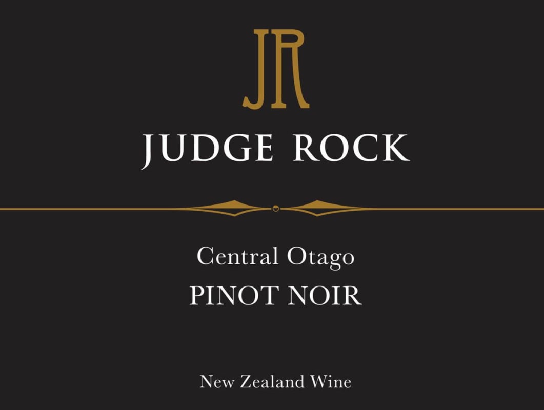 Judge Rock Wines Central Otago Pinot Noir 2012 Front Label