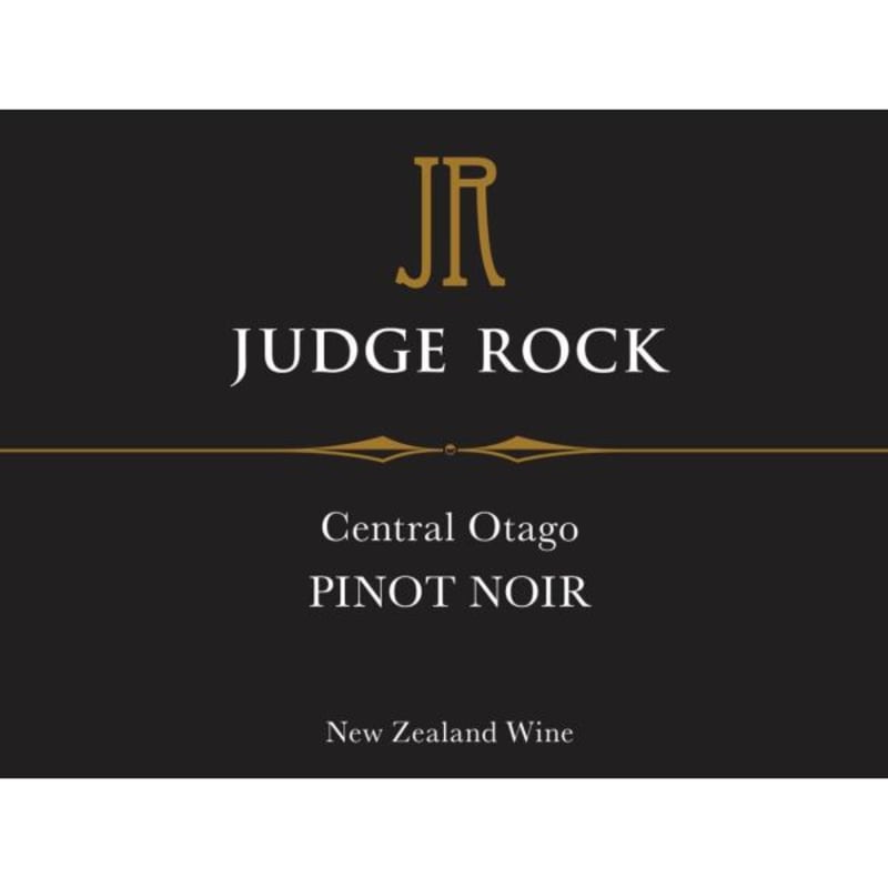 Judge Rock Wines Central Otago Pinot Noir 2013 Front Label