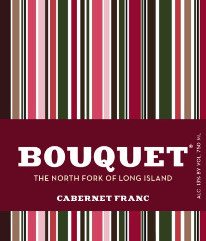 Bouke and Bouquet Wines North Fork of Long Island Cabernet Franc 2012 Front Label