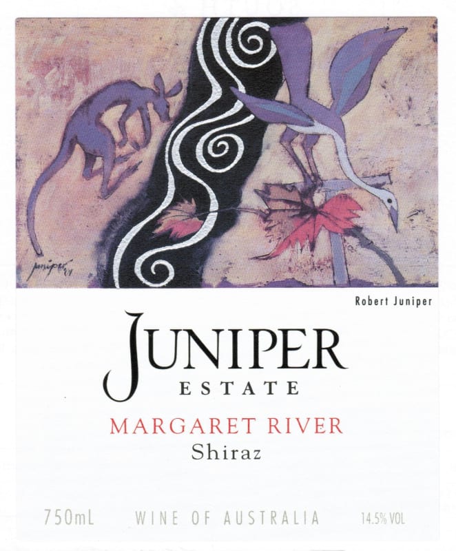 Juniper Estate Shiraz 2012 Front Label