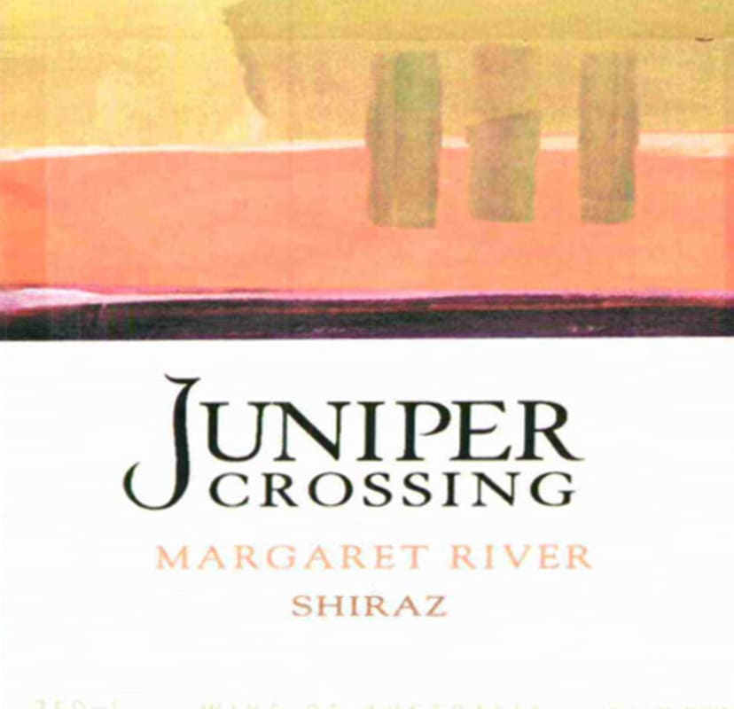 Juniper Estate Crossing Shiraz 2014 Front Label