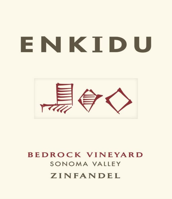Enkidu Bedrock Vineyard Zinfandel 2015 Front Label