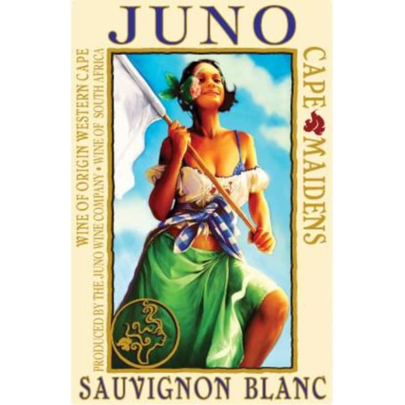Juno Wine Company Cape Maidens Sauvignon Blanc 2014 Front Label