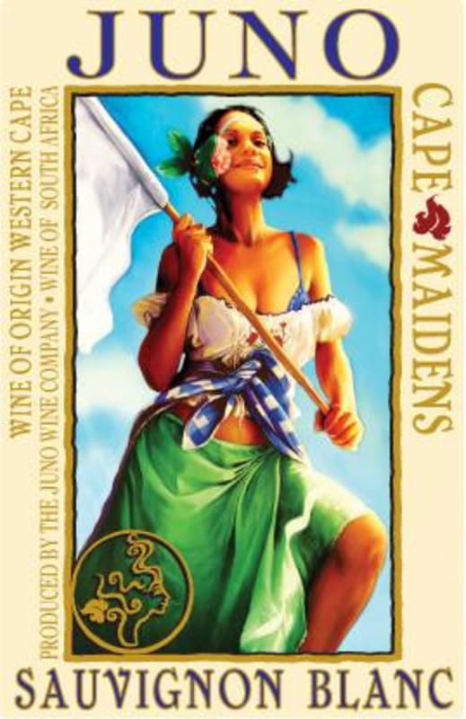 Juno Wine Company Cape Maidens Sauvignon Blanc 2013 Front Label