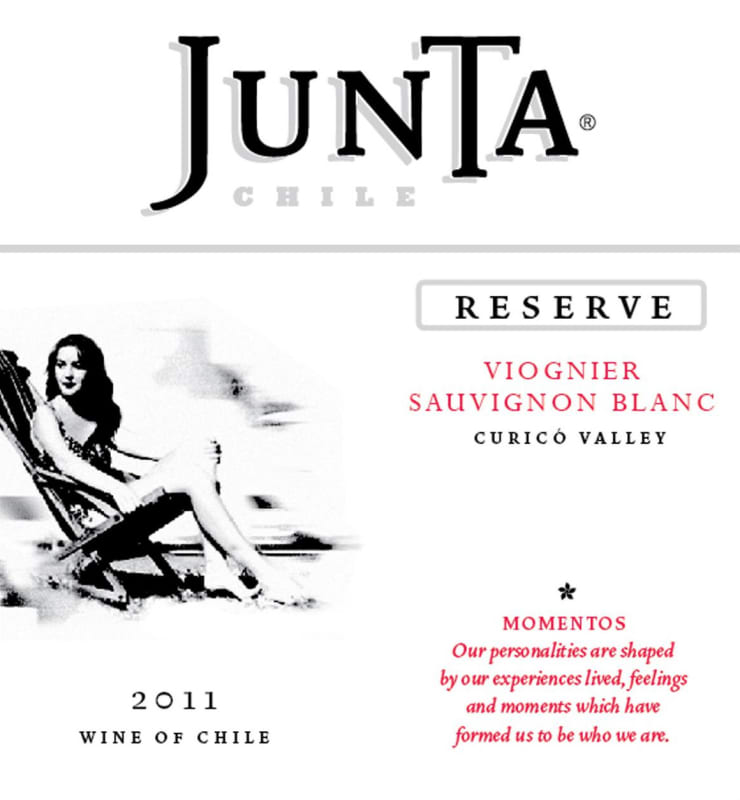 Junta Winery Momentos Reserva Viognier Sauvignon Blanc 2011 Front Label