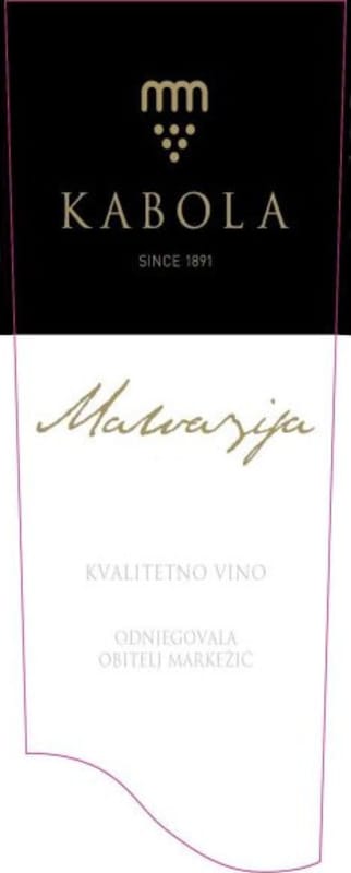 Kabola Winery Malvazija 2015 Front Label