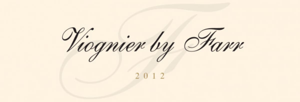 Kalvos Pty Ltd. By Farr Viognier 2012 Front Label