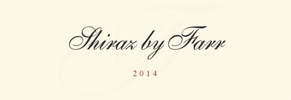 Kalvos Pty Ltd. Shiraz 2014 Front Label
