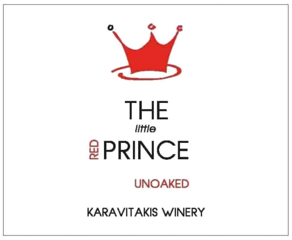 Karavitakis The Little Prince Unoaked Red 2014 Front Label