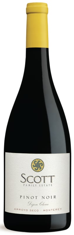 Scott Family Estate Arroyo Seco Pinot Noir 2015 Front Bottle Shot