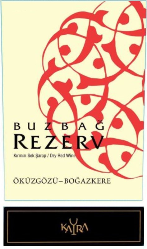 Kayra Buzbag Rezerv Okuzgozu-Bogazkere 2010 Front Label
