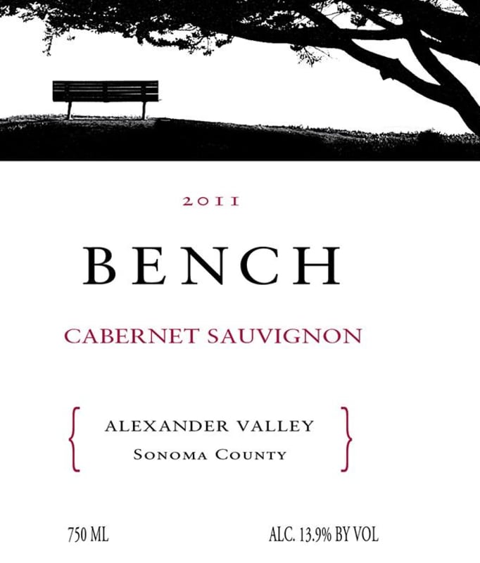 Brack Mountain Wine Company Bench Cabernet Sauvignon 2011 Front Label