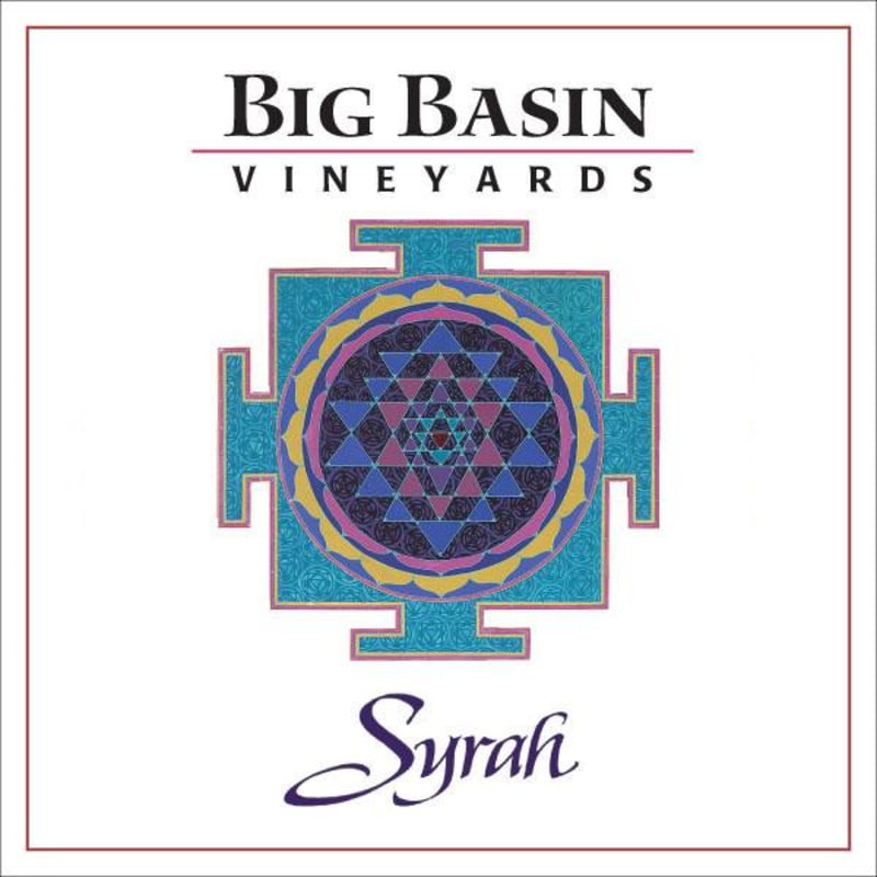 Big Basin Santa Cruz Monterey Syrah 2013 Front Label