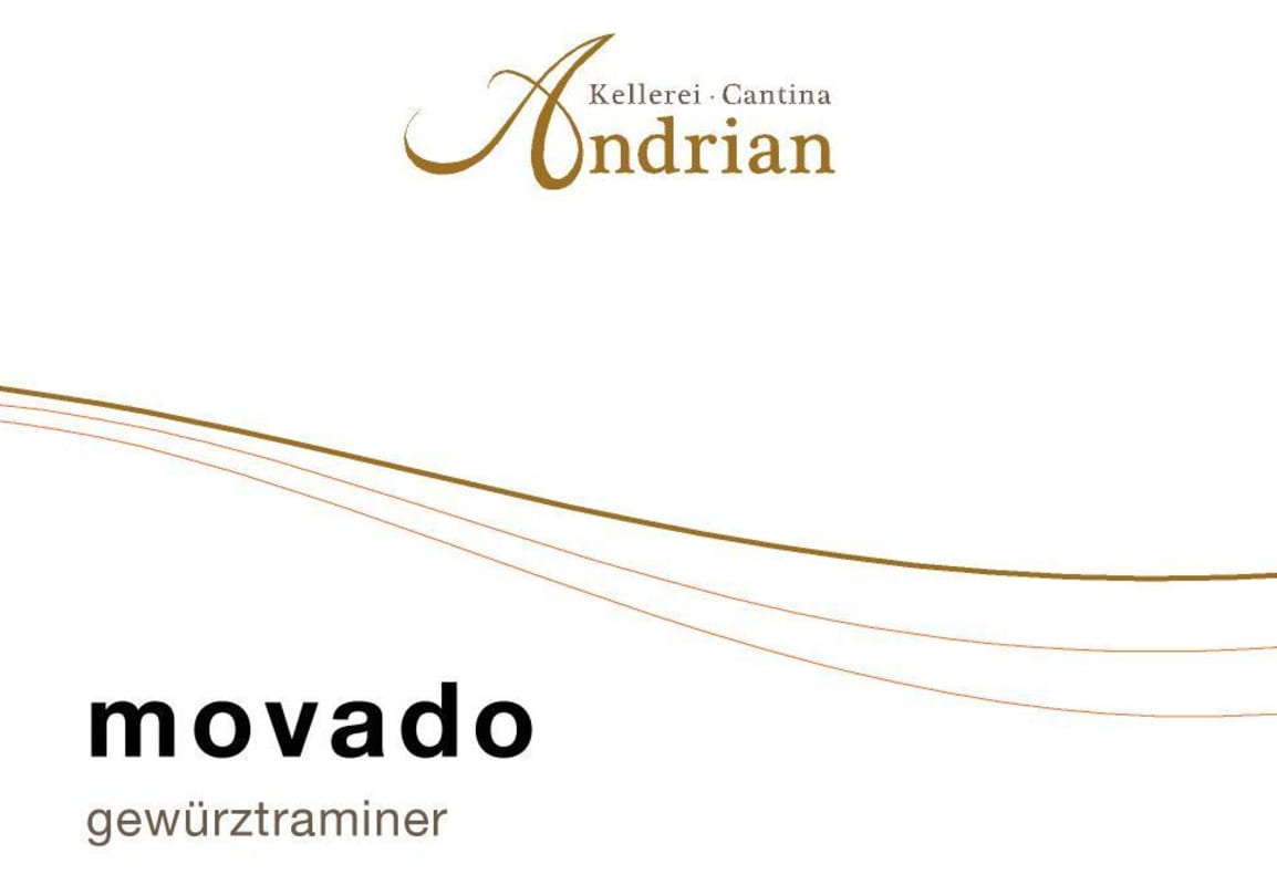 Cantina Andrian Movado Gewurztraminer 2012 Front Label
