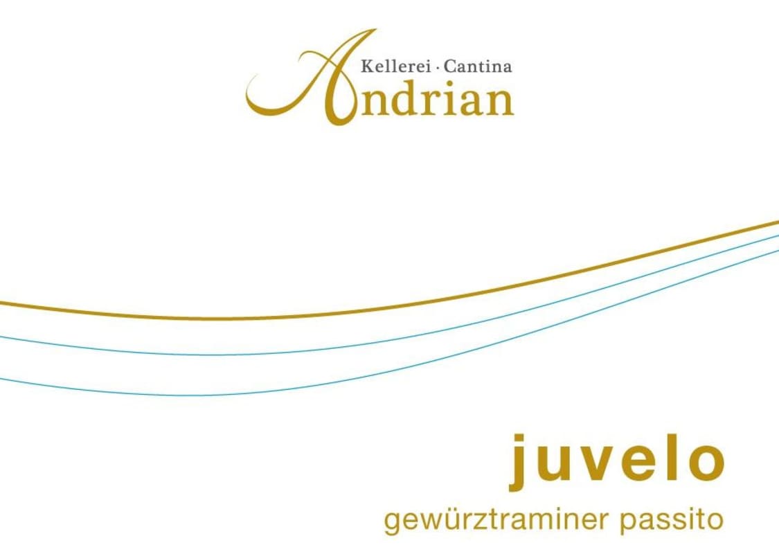 Cantina Andrian Juvelo Gewurztraminer Passito 2012 Front Label