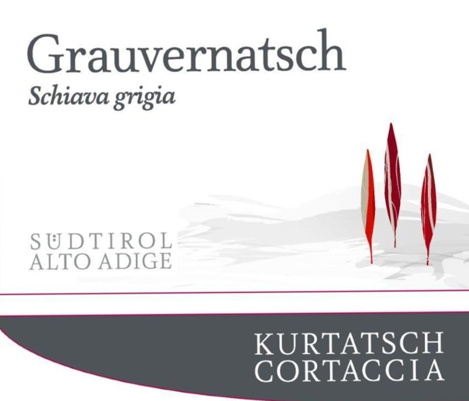 Kurtatsch Alto Adige Grauvernatsch Schiava Grigia 2015 Front Label