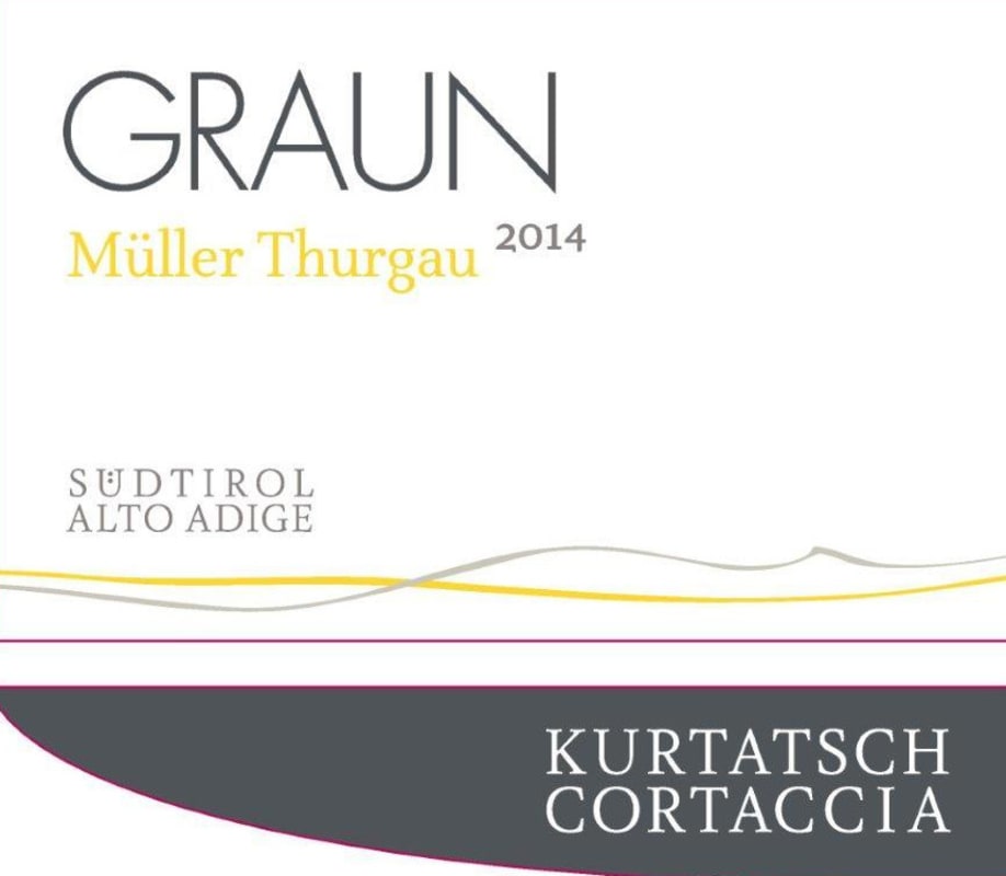 Kurtatsch Alto Adige Graun MullerThurgau 2014 Front Label