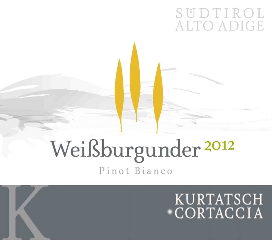 Kurtatsch Weissburgunder Pinot Bianco 2012 Front Label