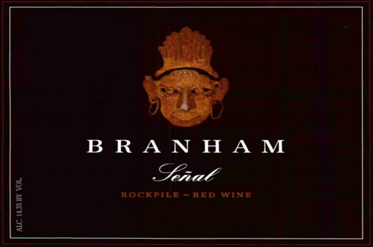Branham Estate Wines Senal 2010 Front Label