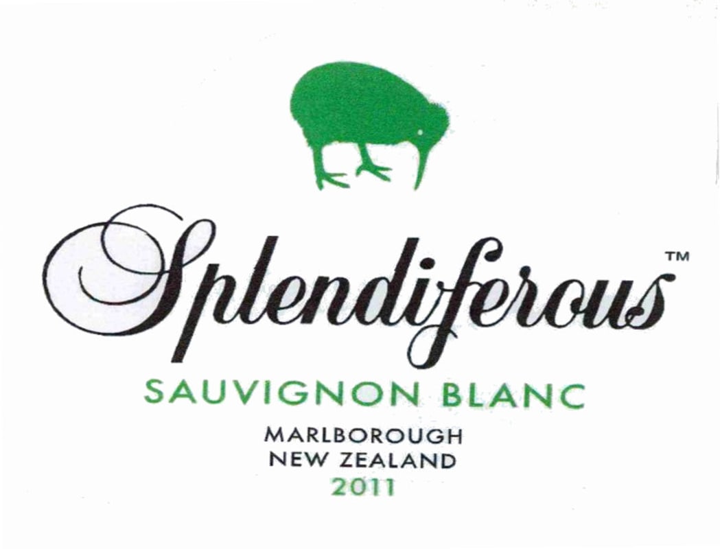 Kerner Estate Wines Splendiferous Sauvignon Blanc 2011 Front Label