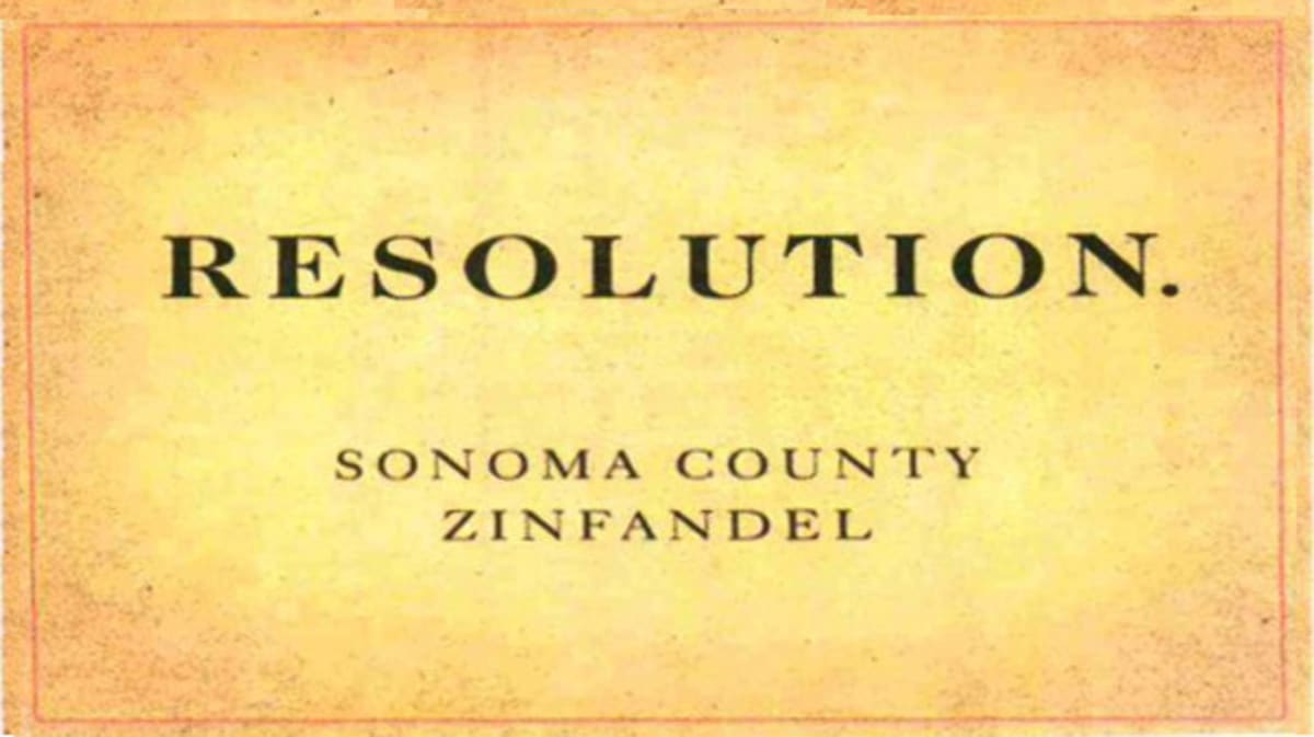 Branham Estate Wines Resolution Zinfandel 2011 Front Label