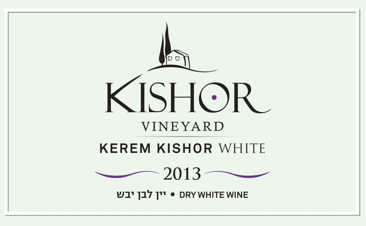 Kishor Winery Kerem Kishor White 2013 Front Label