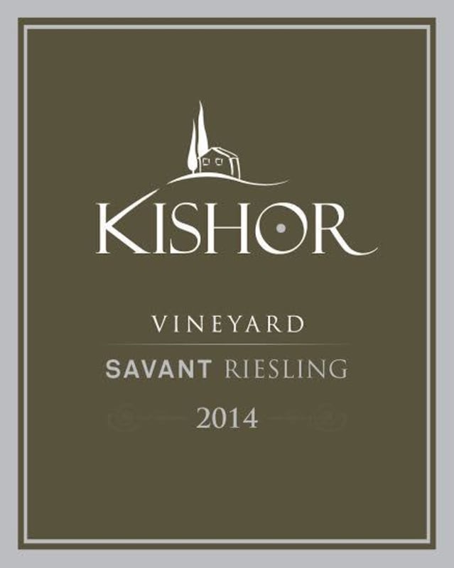 Kishor Winery Savant Riesling 2014 Front Label