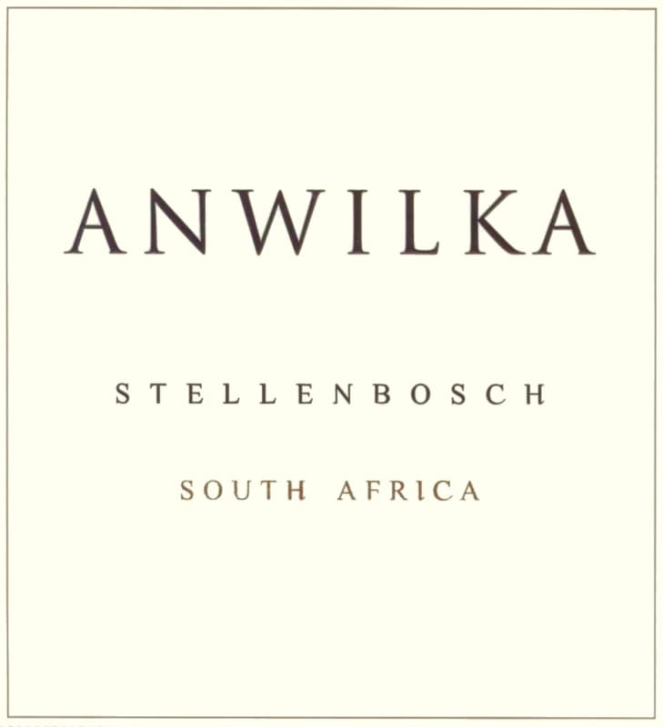 Klein Constantia Anwilka Stellenbosch 2007 Front Label