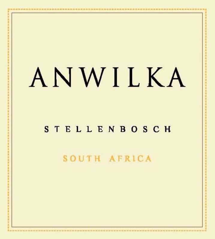 Klein Constantia Anwilka Stellenbosch 2012 Front Label